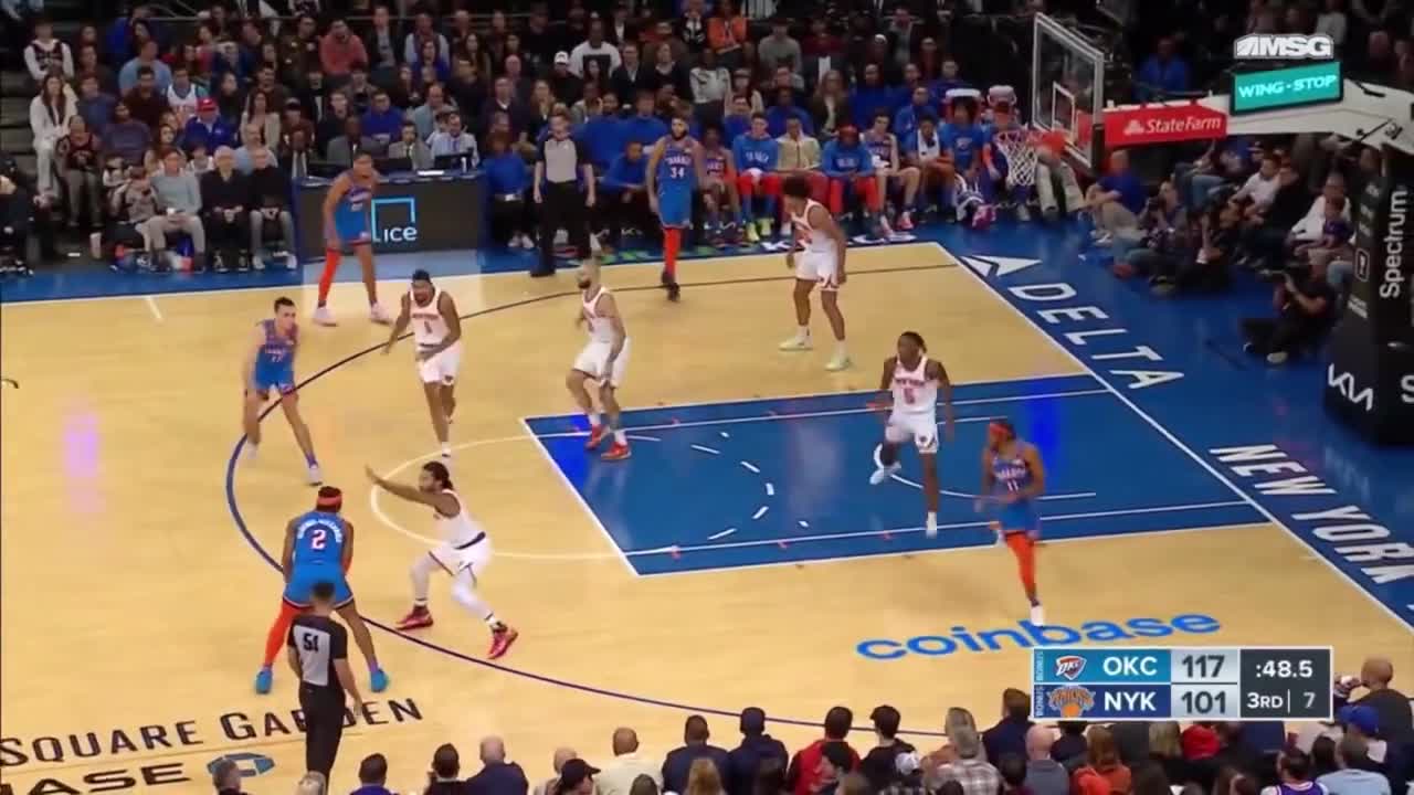 Shai Gilgeous-Alexander should be fined for doing Derrick Rose like this