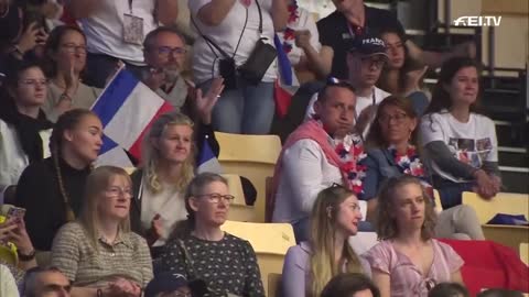 Manon Moutinho is the new WORLD CHAMPION | ECCO FEI World Championships 2022