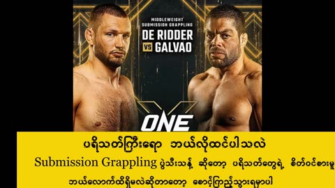 ANDRE GALVAO VS RENIER DERIDDER