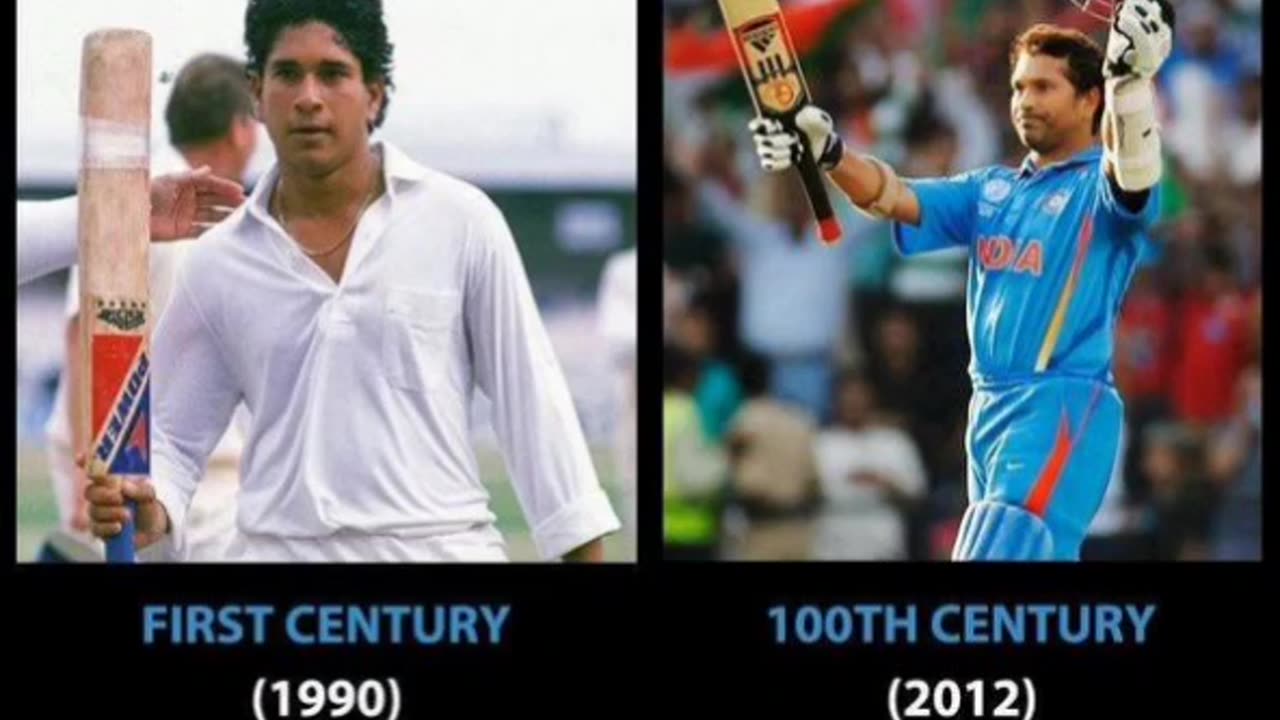 Sachin Tendulkar First&last century #sachin Tendulkar