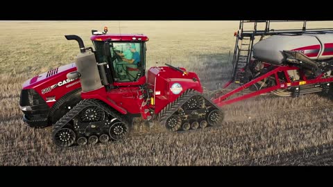 Spring Planting - CASE IH Quadtrac & Disc Drill - Continued - Part 9