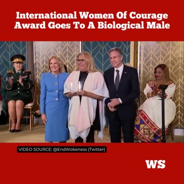 US gives top women's award to biological male