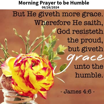 Morning Prayer to be Humble #youtubeshorts #grace #jesus #mercy #faith #fyp #bless #trust #love #joy