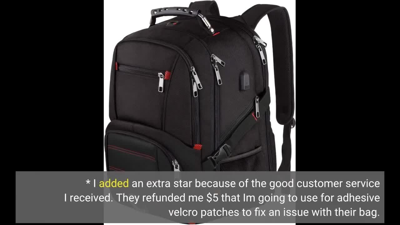 FENRUIEN Business Travel Backpack for Men Expandable-Overview