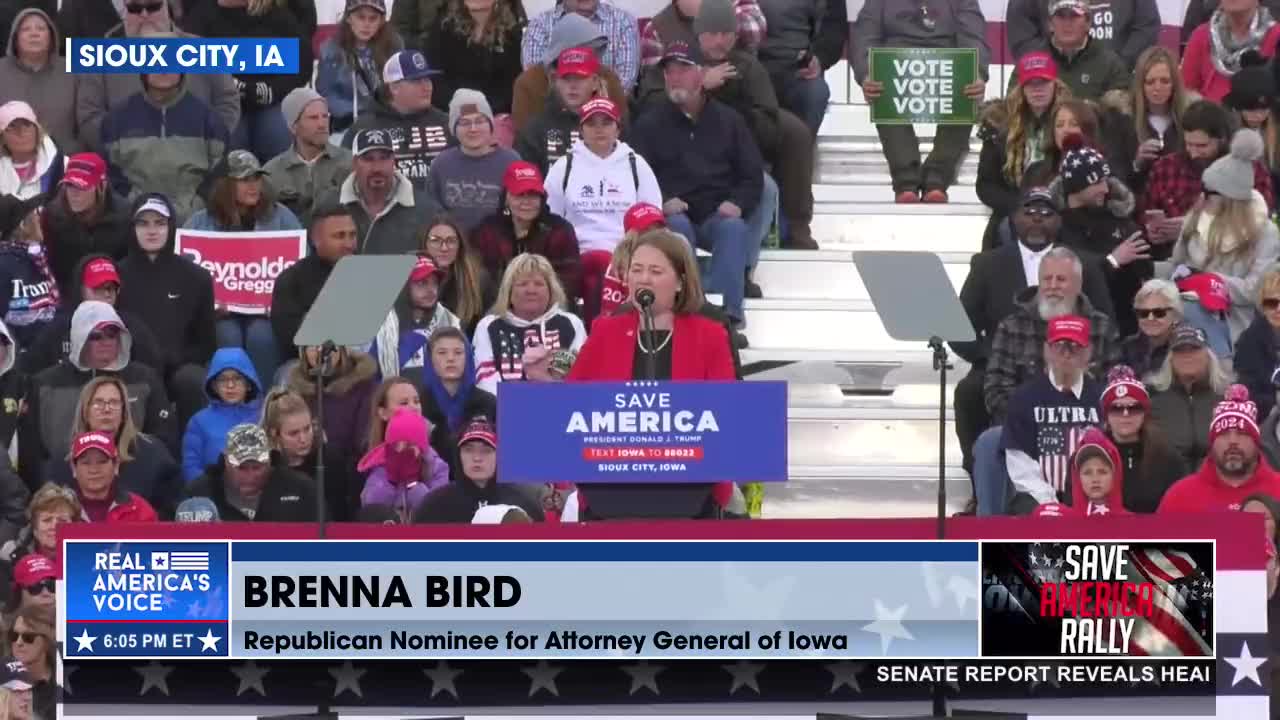 Iowa Republican AG Nominee Brenna Bird SLAMS Opponent’s Gun Control Record