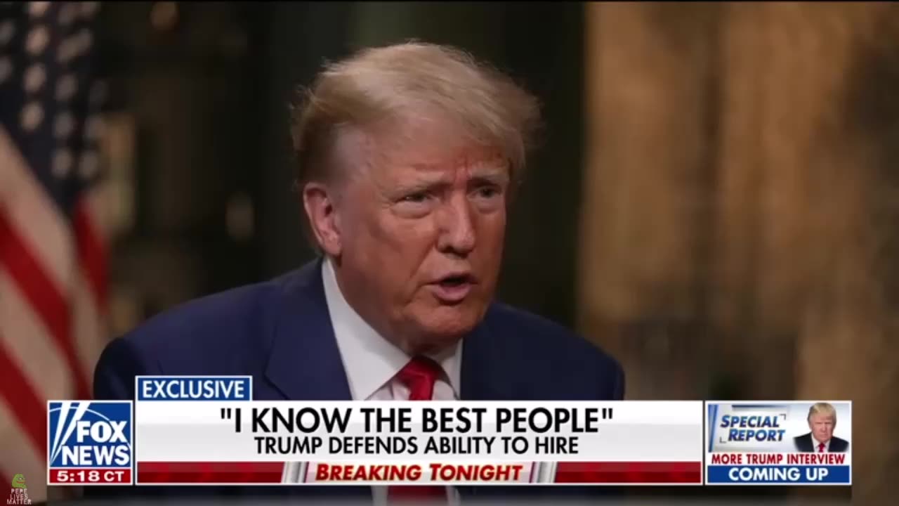 President Trump: Biden Arrested Person Who is "In Theory" in Charge of Government