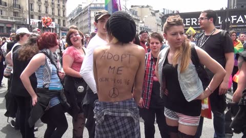 Paris France Gay LGBTWQIA_ Pride 2013 Part 1