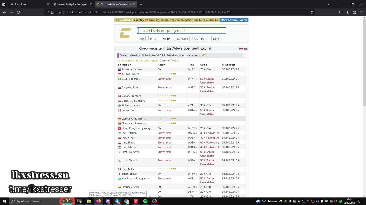 LKXSTRESS VS SPOTIFY.COM BEST STRESSER 2023 BEST METHODS FREE LAYER 7 CHEAP