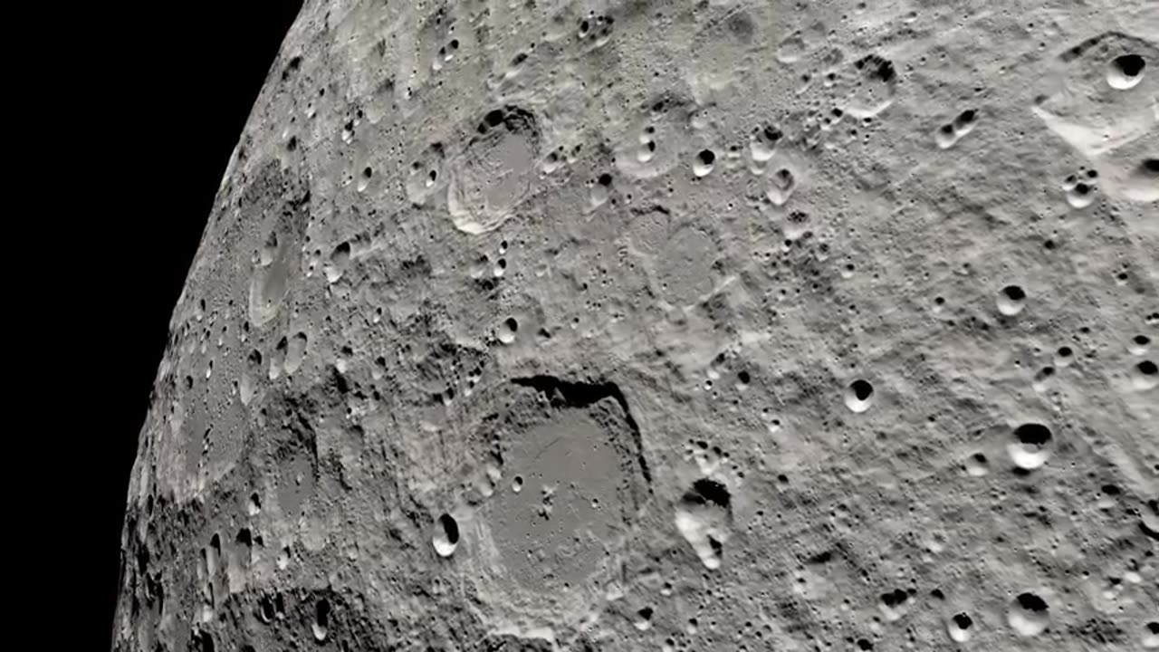 A pollo 13 views of the moon in 4k