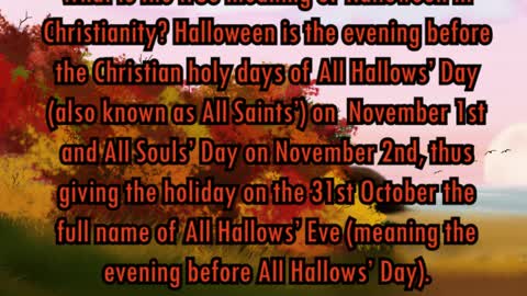 Daily Message from Rev. Ernie, October 31 2022
