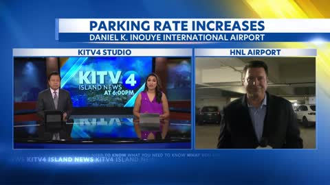 Daniel K. Inouye International Airport increasing parking fees in 2023