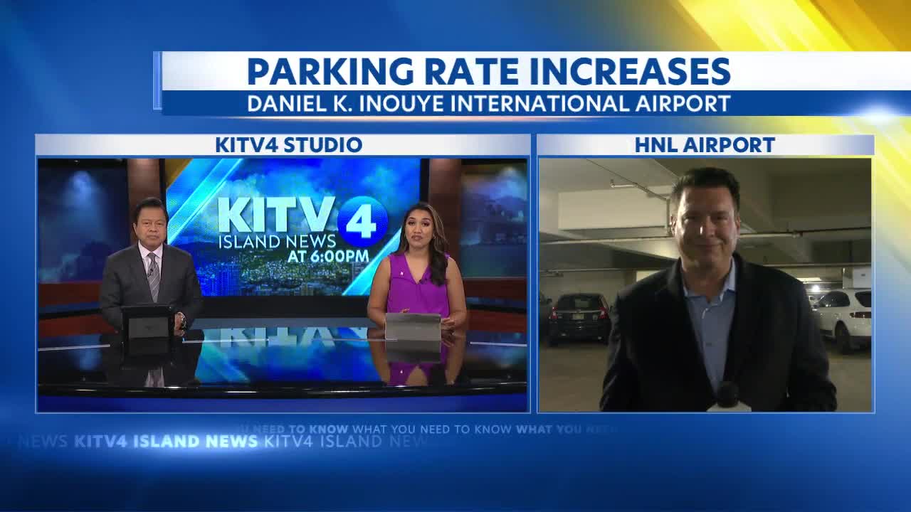 Daniel K. Inouye International Airport increasing parking fees in 2023