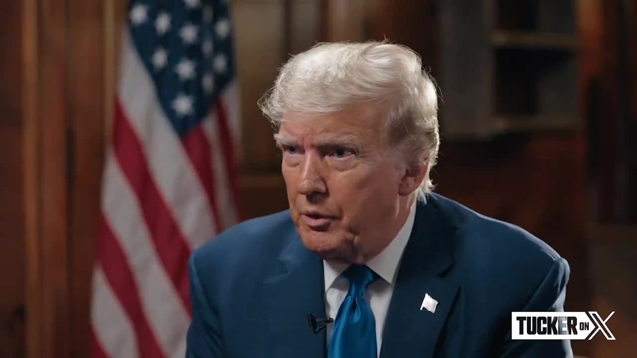 Tucker on X w Trump
