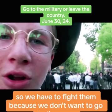 Orthodox Jewish men on the streets of Jerusalem protesting