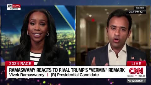 'Give me a break'_ Vivek Ramaswamy shreds CNN host over Trump's 'vermin' comment