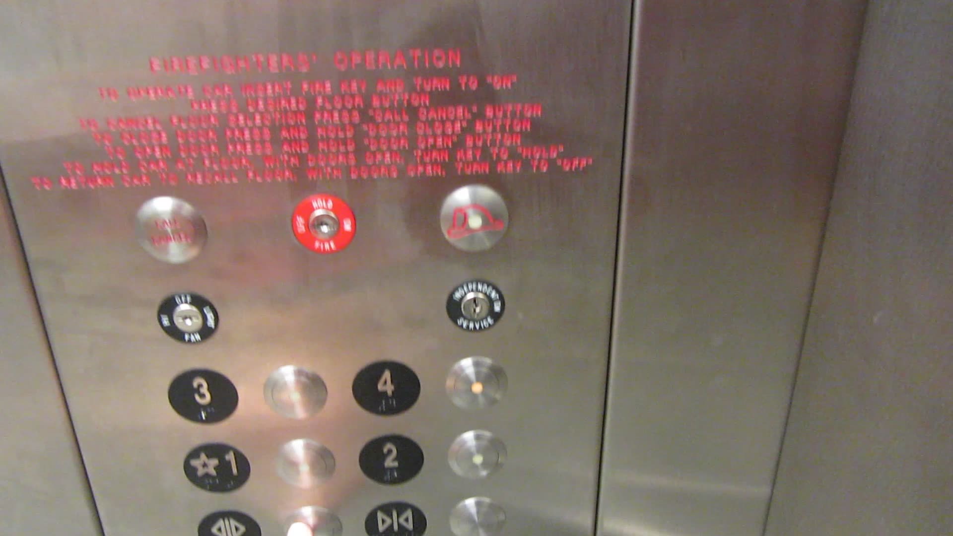 TWILIGHT RIDE 9: Dover hydraulic elevator #1 from the Stadium drive ...