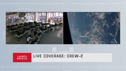 Crew-2 Mission Coast and Rendezvous