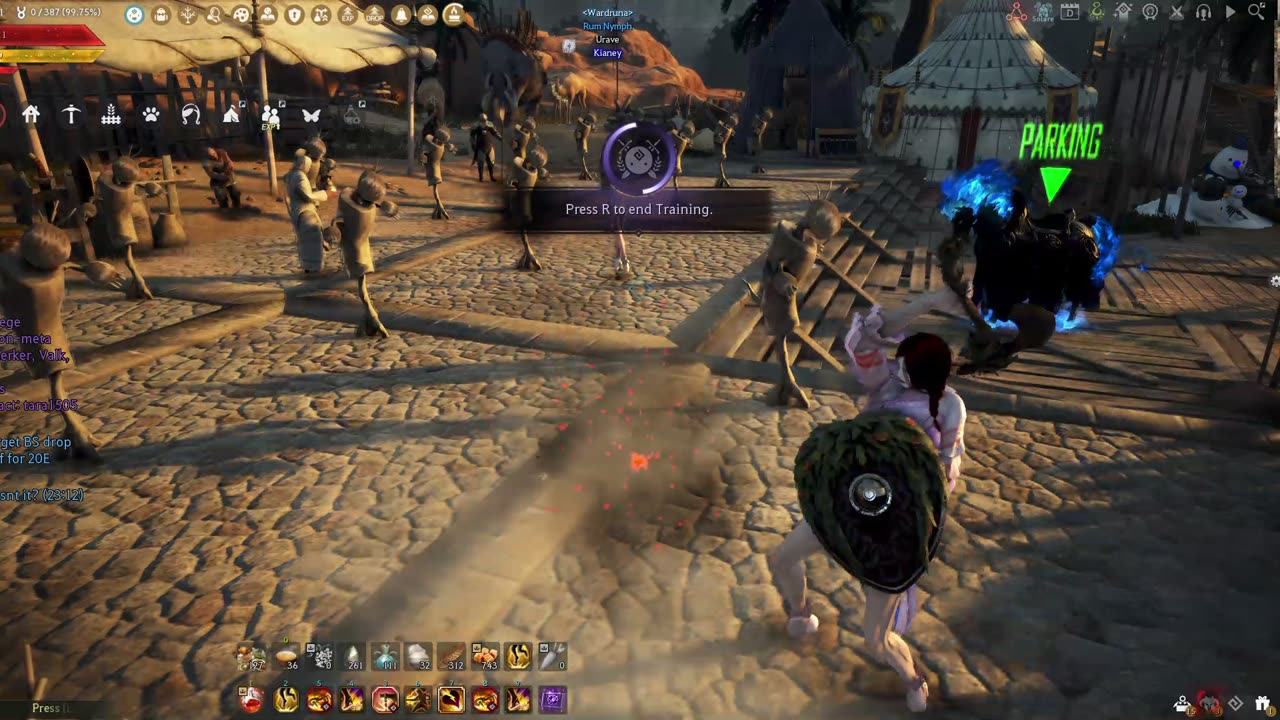 Road to 700 GS Black Desert Awaken Guardian gameplay