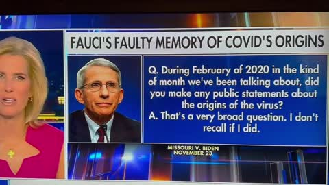 Dr. Anthony Fauci deposition and his memory loss