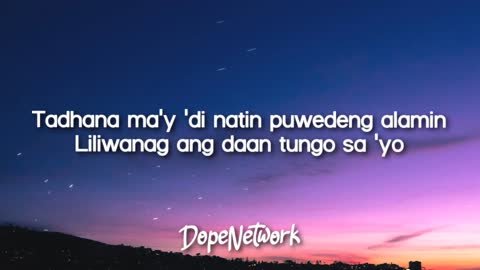 Moira Dela Torre - Dito Ka Lang (Lyrics)