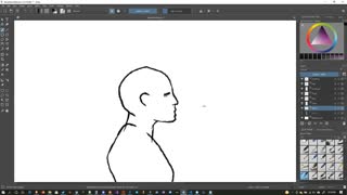 Improving a Human Male Sketch