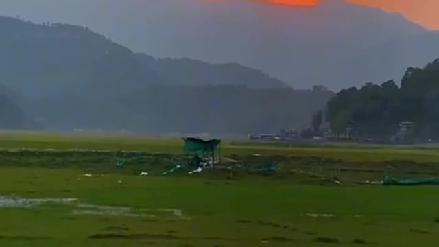 Natural Beautiful sun set video