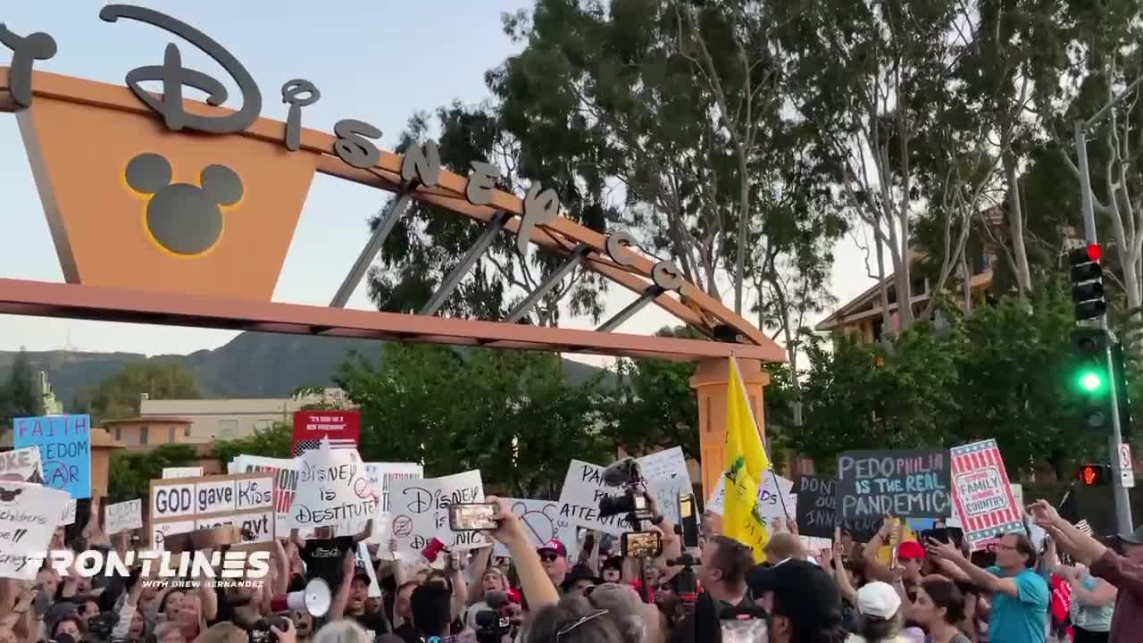 Californian parents hit Disney in protest