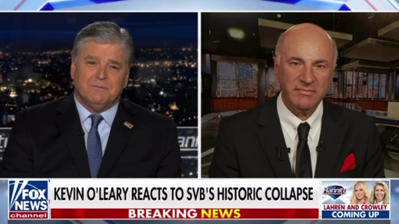 Kevin O'Leary let the Bank close.