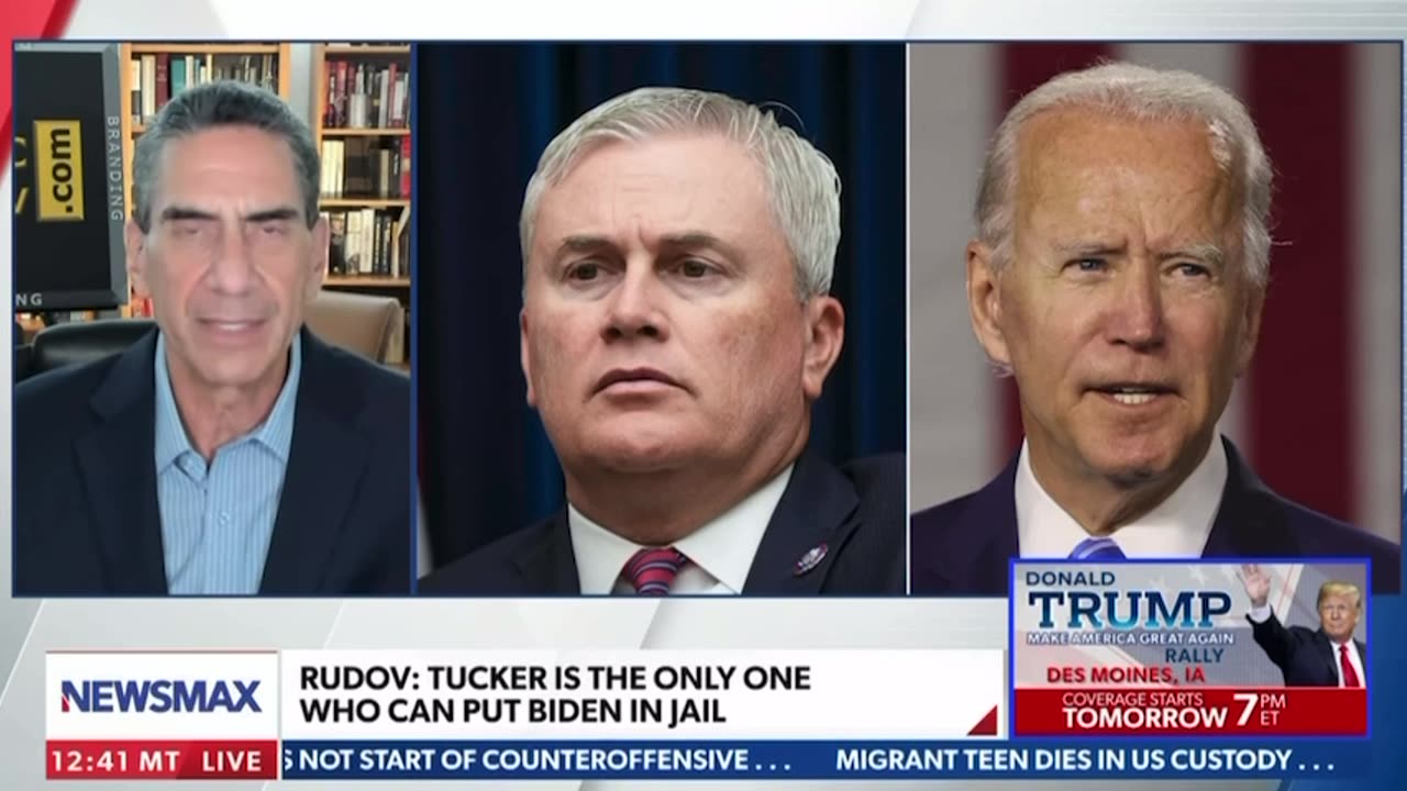 Marc Rudov calls for Tucker Carlson to bring down the Biden "crime family."