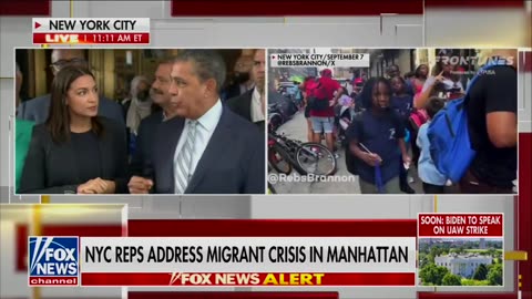 AOC Shouted Down By Outraged New Yorkers - Rebublican Trump