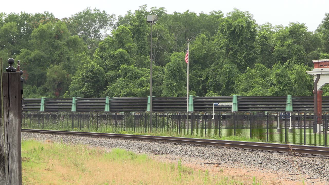 Union Pacific Welded Rail Train in Marshall, TX