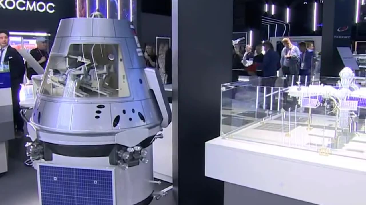 Mockup of Russia’s proposed new space station was presented by the country's space agency,