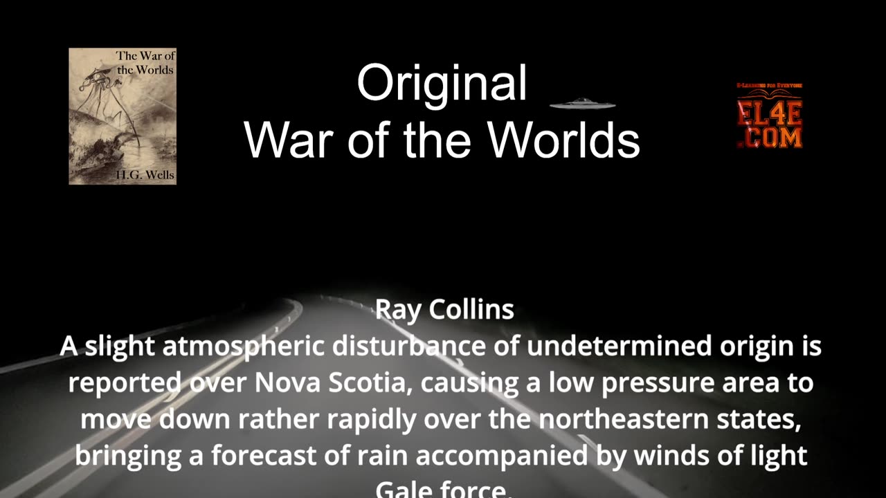 The War of the Worlds: Original Broadcast with Subtitles