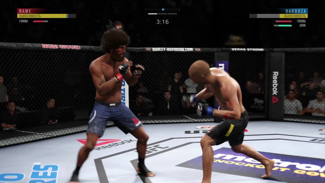 PS4 user2 Custom Fighter vs user Edson Barboza 1