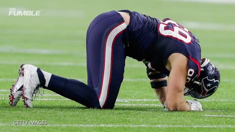 JJ Watt Injures Back Again, Possibly Out Rest of the Season