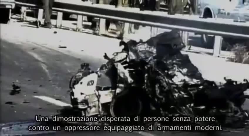 Cacciare i Palestimesi e fin troppo facile sono disarmati.