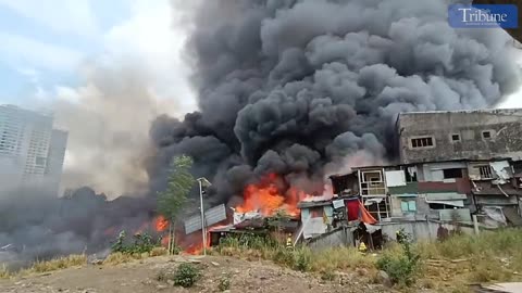 5th alarm fire in New Manila, QC