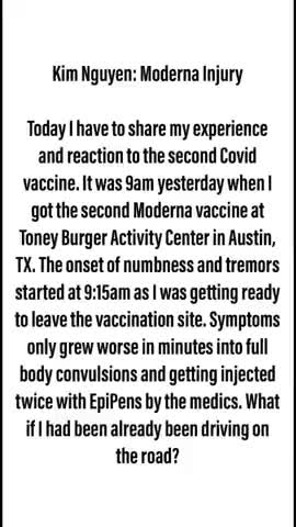 Journey before and after moderna vaccine