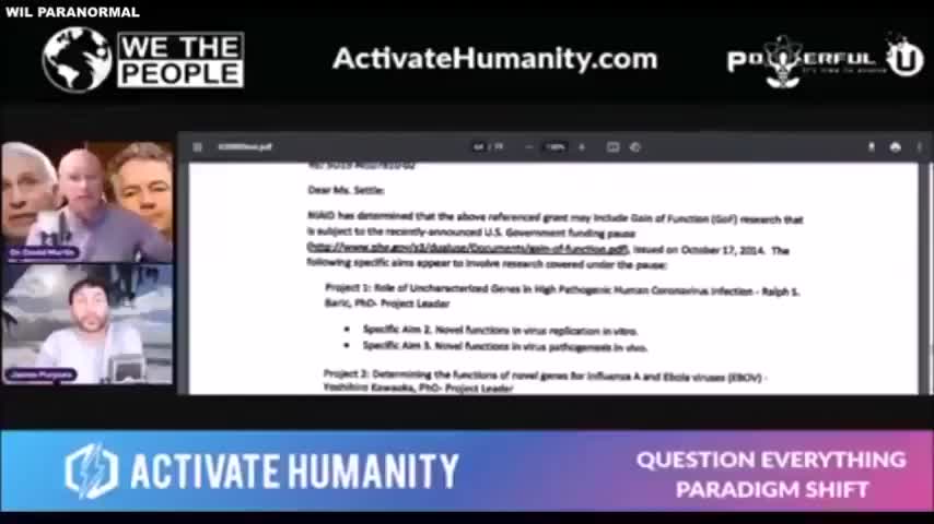 Dr. David Martin - Rand Paul grilling Fauci is all a theatre show & thus a crime itself!
