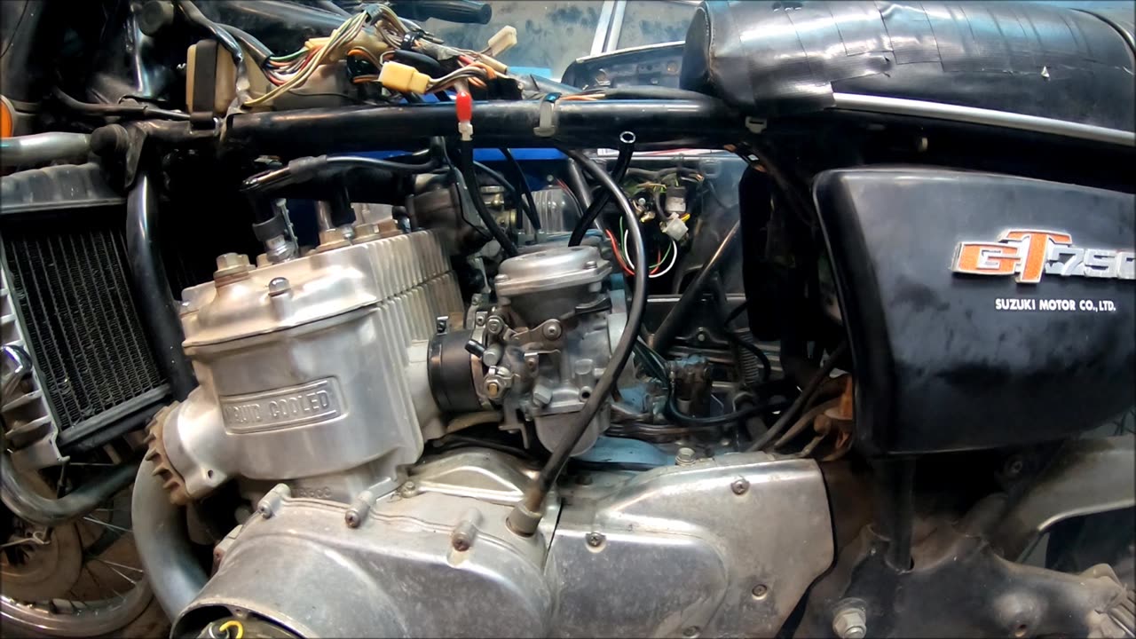 1976 GT750 First start in 30 years