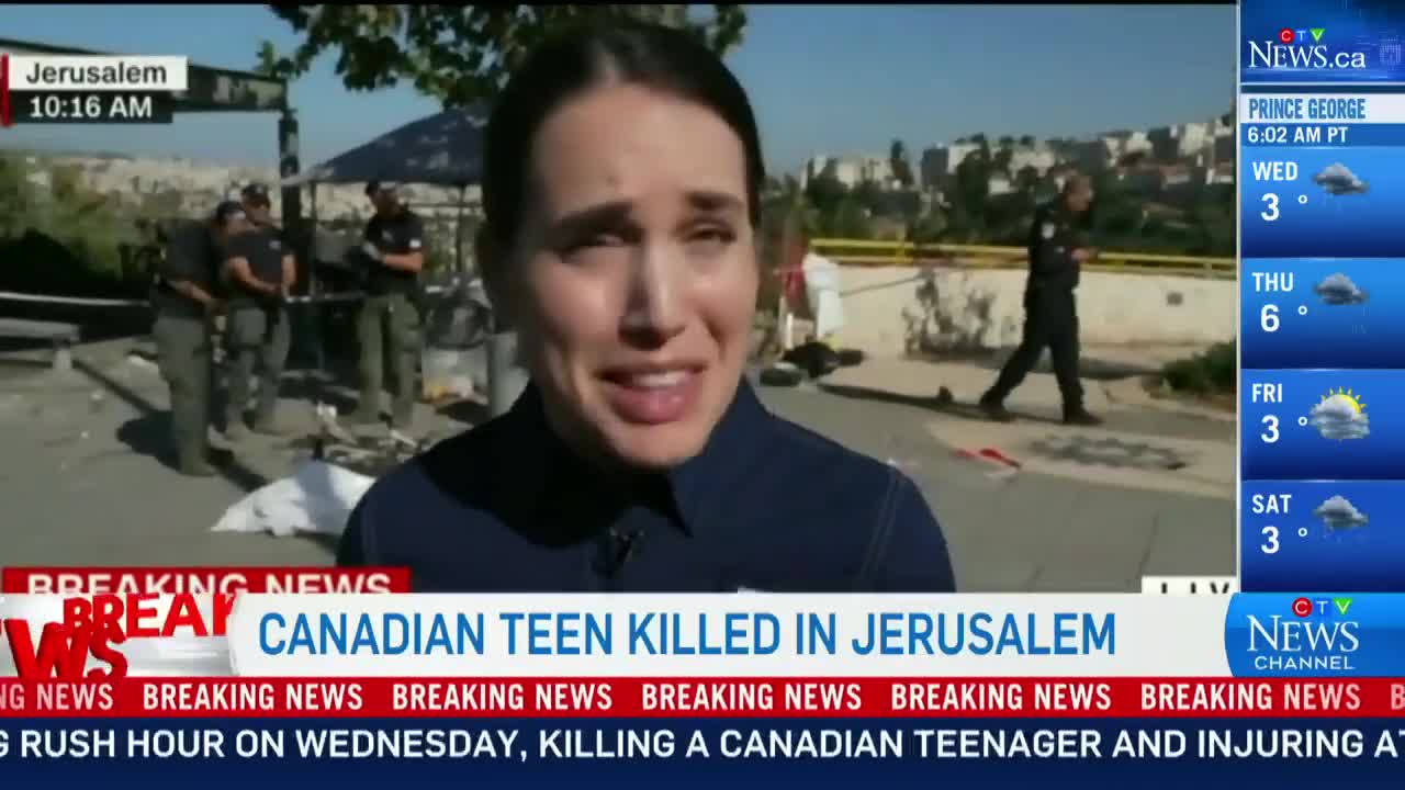 Canadian teenager killed in co-ordinated terror attack in Jerusalem