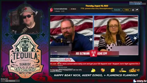 a salute to cozy.tv & Nick Fuentes - Tequila Sunrise