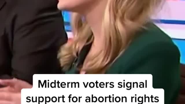 Midterm voters signal support for abortion rights