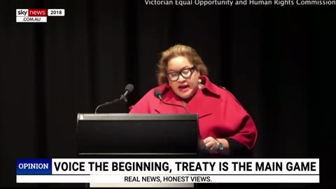 The VOICE EXPOSED Megan Davis admits a treaty would mean reparations land and resources