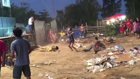 Teens Dance Over Dirt and Trash