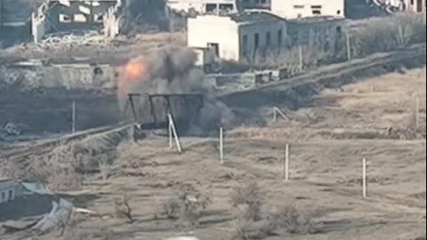 RUSSIAN ARMED FORCES DESTROYED IMPORTANT BRIDGE IN BAKHMUT, UKRAINIANS ARE IN TROUBLE