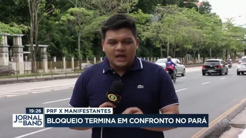 Bloqueio termina em confronto no Pará