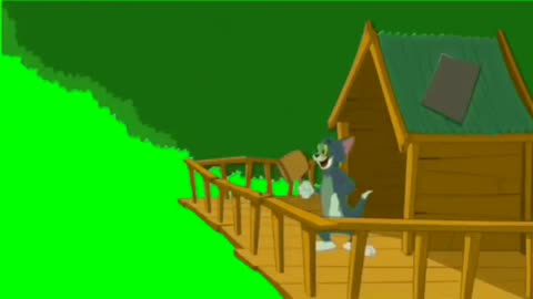 Tom and Jerry in Green Screen