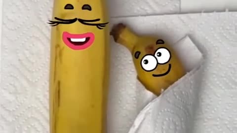 Banana gives birth