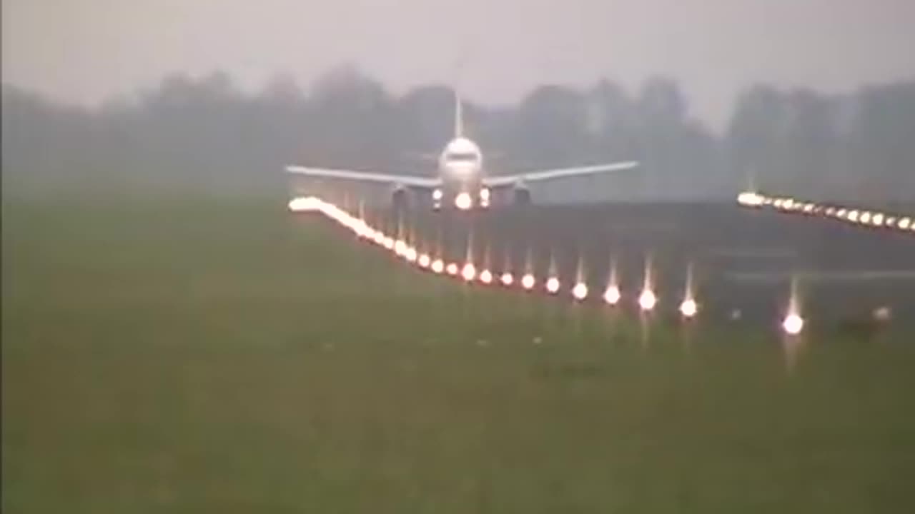 first landing and take-off vueling airbus A320 at Groningen airport